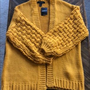 Forever 21 Sweaters - Forever 21 Gold Cardigan Forever 21 Sweaters - Forever 21 Gold Cardigan